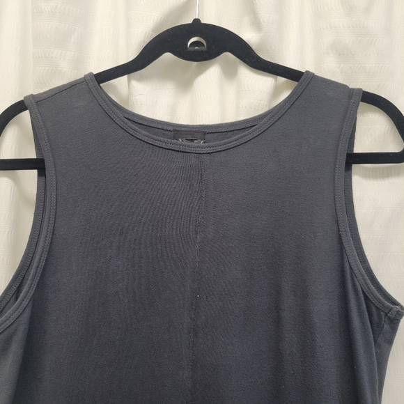 Bobeau Sleeveless Washed Pocket Midi Dress - Picture 7 of 9